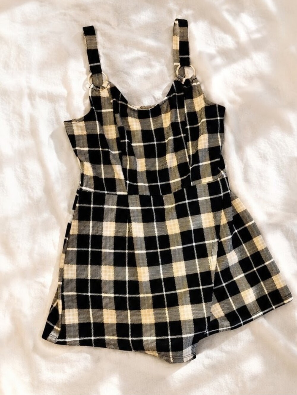 No Boundaries Plaid Dress